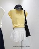  Váy xô ren trắng ngắn 5235 