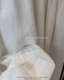  Quần vải suông lai ren 3055 