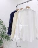  Áo sơ mi linen thêu ngựa 11010 