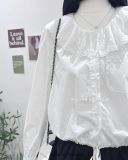  Áo sơ mi cổ tay ren 8003 