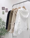  Áo khoác nón rút eo nút bấm 8809 