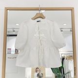  Áo babydoll xốp cột dây 6974 