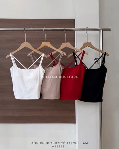  Áo dây chéo lưng sẵn mút 2603 