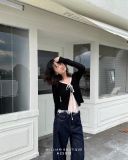  Áo tay dài phối ren 6683 