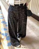  Quần jean ống rộng kitty 9017 