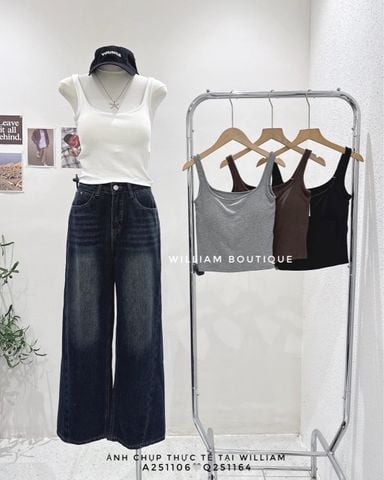  Áo dây cổ vuông mút liền 1176 