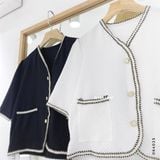  Áo SM cổ tim viền 208 