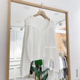  Áo len polo TD cột dây 