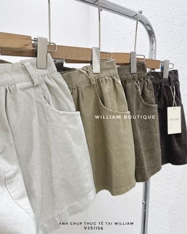  Váy kaki ngắn phồng QCL1 3310 