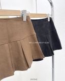  Váy xếp ly ngắn da lộn 161 