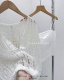  Áo tank top len + áo dây 1013 