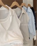  Áo sơ mi tay hến liền ba lỗ 33172 