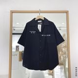  Áo SM cổ bẻ thêu chữ 