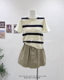  Áo dệt kim giả gile sọc 0951 