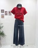  Áo thun chữ thêu 1509 