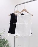  Áo nhún viền bèo khoá kéo 5744 