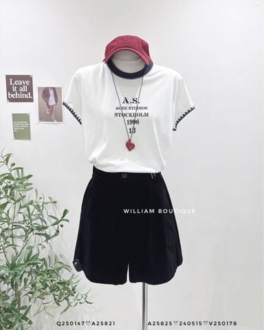  Áo thun viền đen zz A.S 7271 