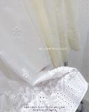  Váy cotton xoè phồng ren hoa 2105 