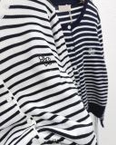  Áo cardigan kẻ sọc thêu 55002 