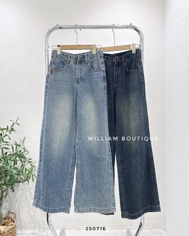  Quần jean suông wax 3250 