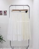  Váy cotton xoè phồng ren hoa 2105 