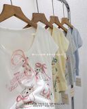  Áo thun mèo nơ dây 8812 