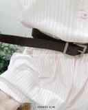  Đầm sơ mi kẻ sọc váy bí 5688 