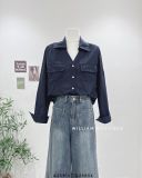  Áo sơ mi cổ V túi nắp 6722 