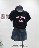  Áo thun chữ thêu Maison 7117 