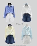  Áo sơ mi cotton ngắn 1 túi 3927 