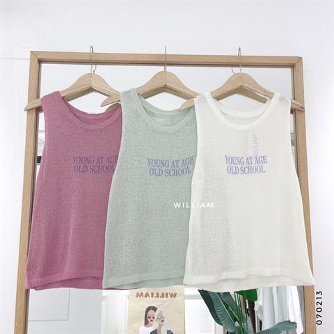  Áo ba lỗ len mỏng 1297 