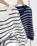  Áo khoác cardigan len sọc 1205 