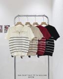  Áo dệt kim cổ polo khoá kéo 5299 