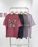  Áo thun oversize wax Mickey nơ 8317 