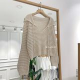  Áo len polo TD cột dây 