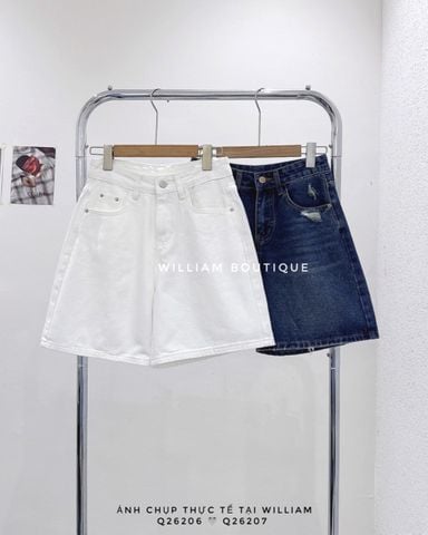  Quần short jean ngố 5607-1 