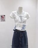  Áo thun sao khoen dây 8810 