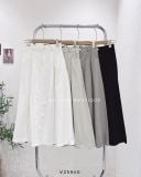  Váy kaki dài túi V 9331 