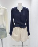  Áo sơ mi đũi gài lệch 6804 