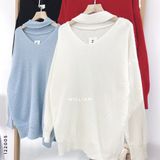  Áo len cutout cổ 1068 