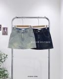  Váy jean ngắn wax 6025 