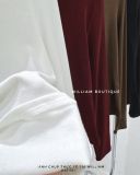  Áo tay dài cổ tròn gân giữa 2911 