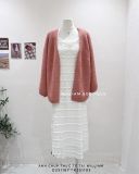  Đầm dây ren kẻ ngang 1032 