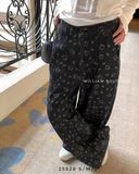  Quần jean ống rộng kitty 9017 