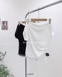  Áo thun trễ vai phối ren 6561 