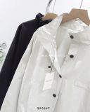  Áo khoác bomber nút cổ cao 516 