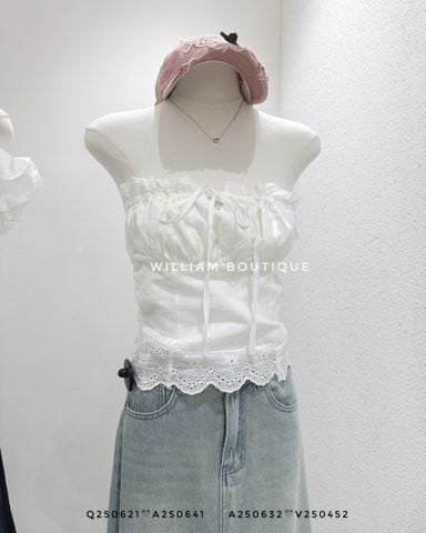  Áo xô quây trắng 5350 