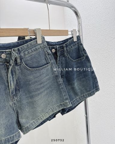  Quần short jean trơn 210 