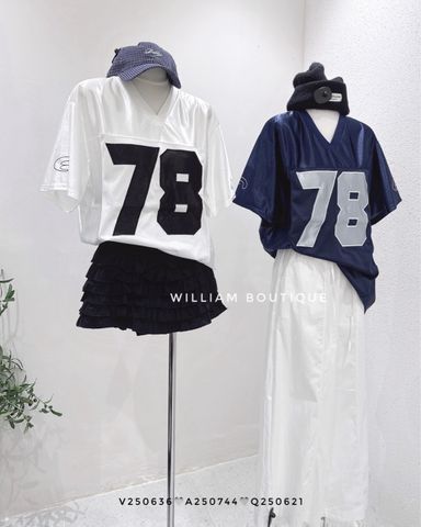  Áo thun lưới thể thao 78 cổ V 6187 