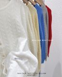 Áo khoác cardigan len gân cổ tròn 5589 